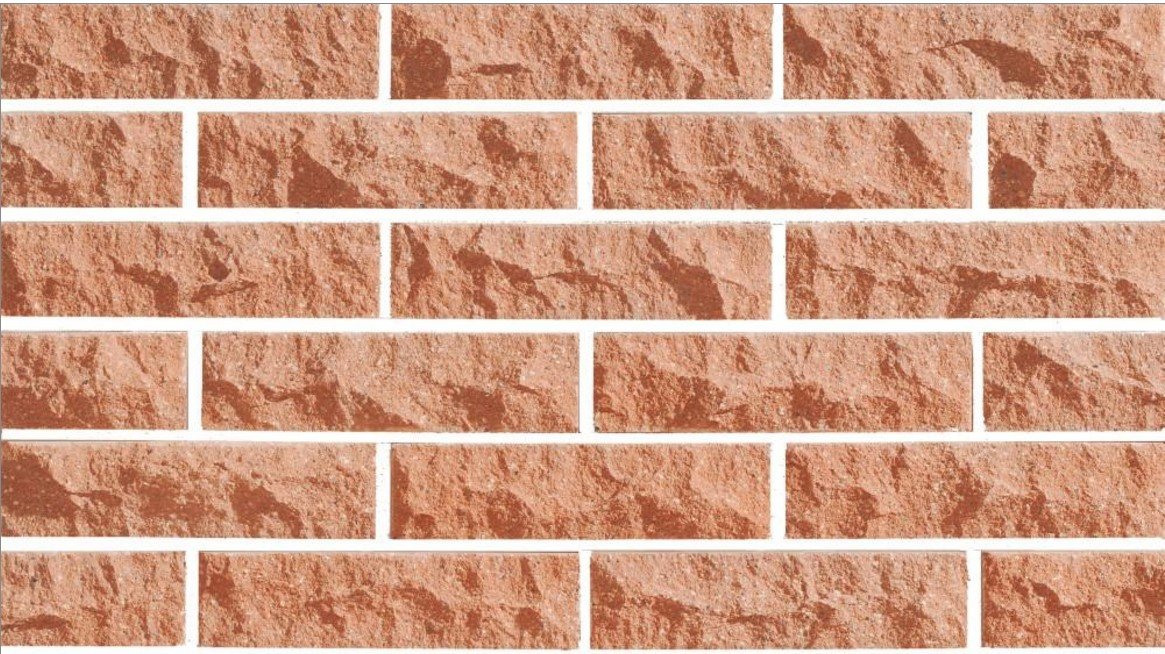 Фасадная плитка под кирпич LAND BRICK персиковая скала